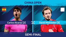 Alcaraz beats Medvedev to reach Beijing final