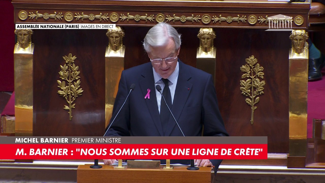 Michel Barnier : «La véritable épée de Damoclès, c'est notre dette financière colossale»
