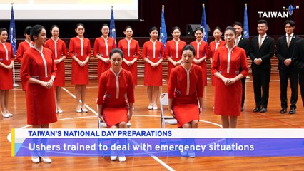 National Day Ushers Prepare To Greet Guests, Handle Emergencies