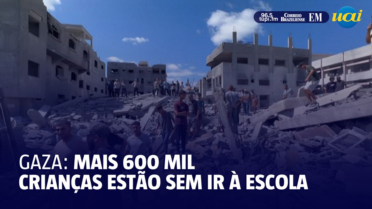 Gaza: 625.00 crianças sem acesso à escola e 2/3...