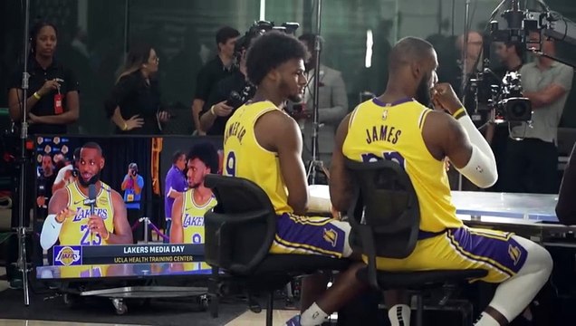 NBA: De la joie pure , savoure LeBron James, qui accueille son fils Bronny chez les Lakers