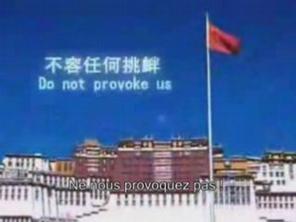 Ne provoquez pas la Chine, sinon ?
