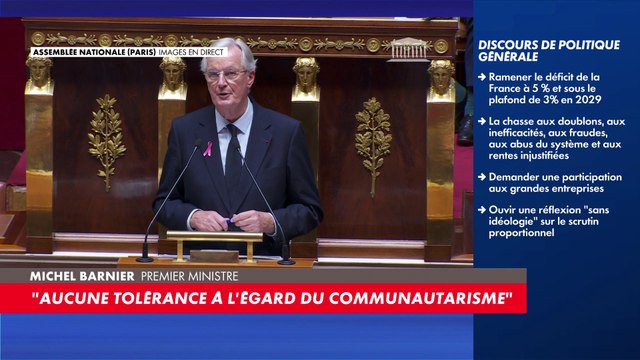 Michel Barnier : «Notre objectif est que tous les Français frappés par la vie chère constatent dès l'année prochaine une amélioration de leur niveau de vie»
