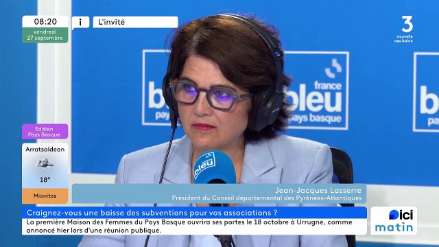 Finances du Département des Pyrénées-Atlantiques : La situation est inquiétante , selon Jean-Jacques Lasserre