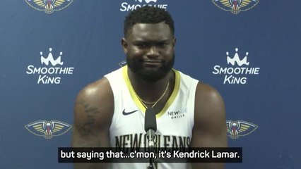 Bemused Zion walks out after workout playlist question