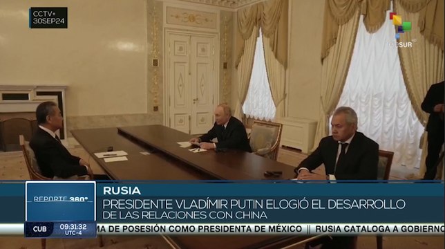 Reporte 360° 01-10 Pdte. de Rusia elogia relaciones bilaterales con China