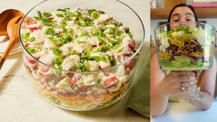 Quick & Delicious 7-Layer Salad Recipe 🥗