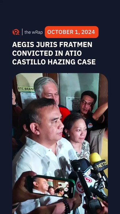 UST fraternity members convicted in Atio Castillo hazing case