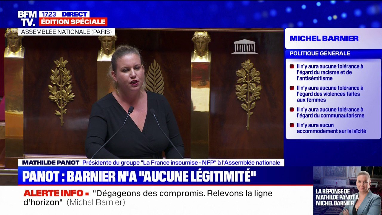 Mathilde Panot: "Vous n'avez aucune légitimité démocratique pour gouverner"