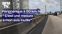 Les franciliens réagissent à la limitation du périphérique à 50 km/h