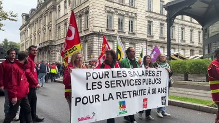 Manifestations du 1er octobre à Saint-Etienne