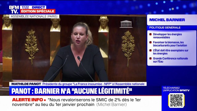 Mathilde Panot: Emmanuel Macron a fait le choix du pire: le parfum de cohabitation à l'odeur nauséabonde d'une colocation avec le RN
