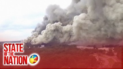 Nasunog na chemical plant, nagdulot ng makapal na usok | SONA