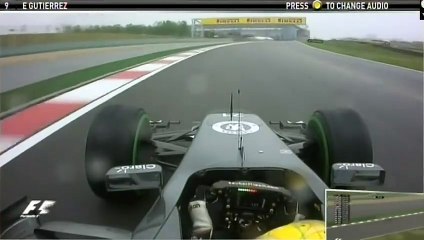 F1 China 2014 FP3 Esteban Guttierez OnBoard