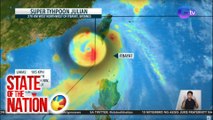 Weather update: Nagsimula nang humina ang Bagyong Julian habang papalapit sa Taiwan. | SONA