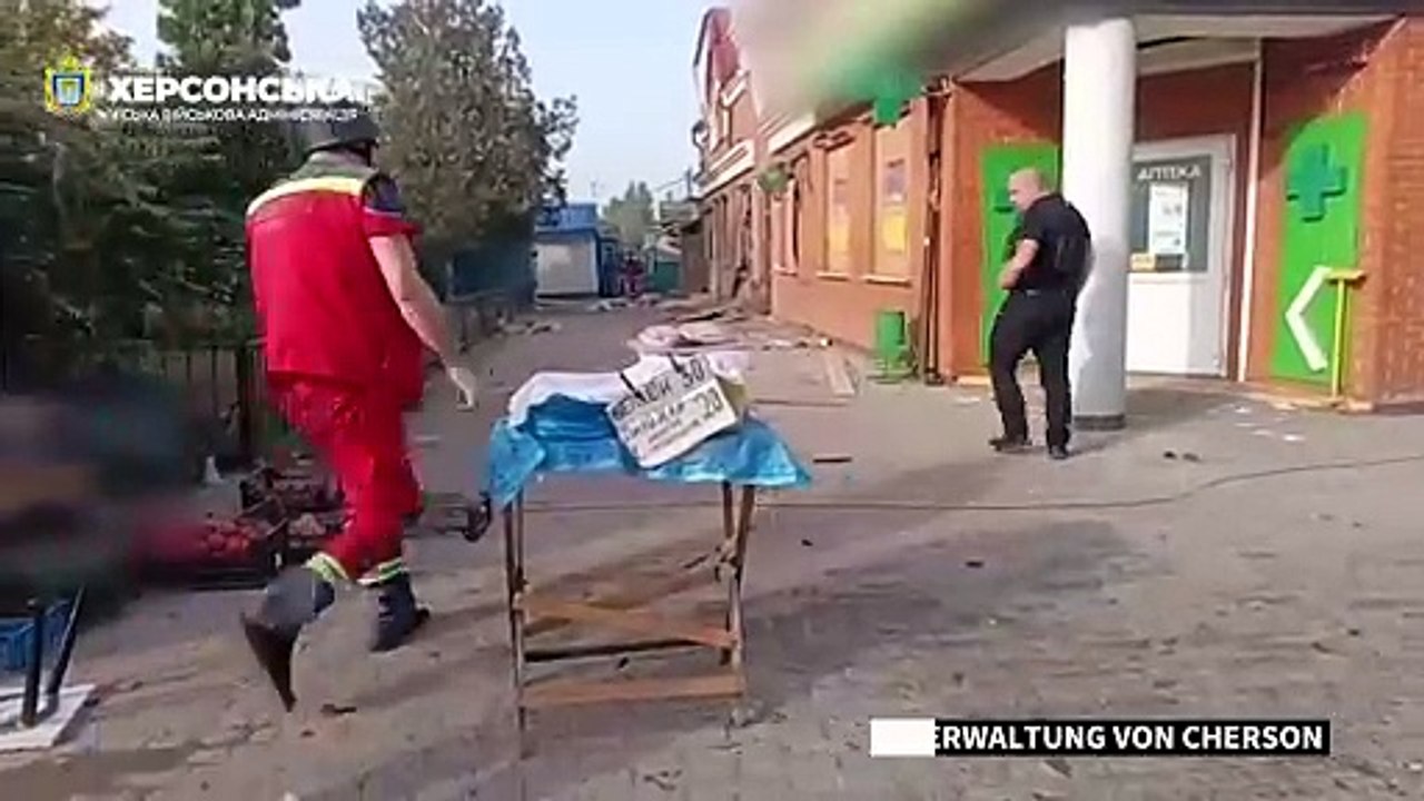 Ukraine: Sechs Tote nach russischem Angriff auf Cherson