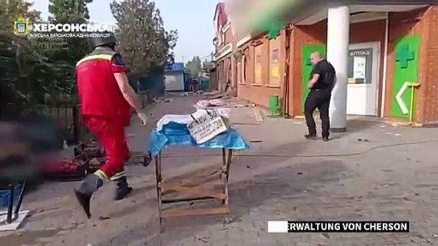 Ukraine: Sechs Tote nach russischem Angriff auf Cherson