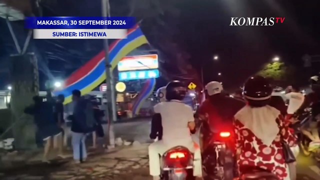 Pengantar Jenazah di Makassar Rusuh dan Serang Warga, Motor Terduga Pelaku Tertinggal