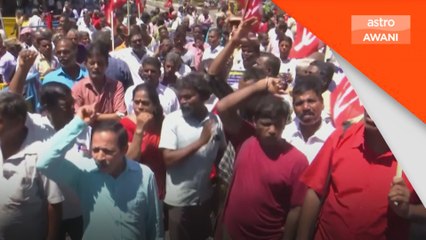 Polis India tahan 600 pekerja, ahli kesatuan