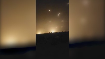 Las imágenes del ataque de Irán a Israel