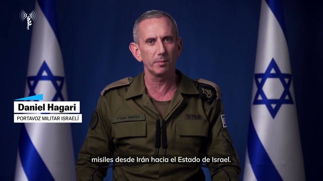 El ejército israelí dice que el ataque con misiles iraníes puede ser a gran escala