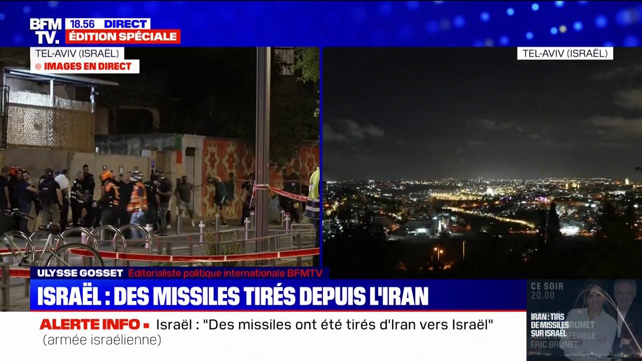 Israël: une centaine de missiles balistiques iraniens repérés et 4 victimes constatées dans la fusillade près de Tel-Aviv