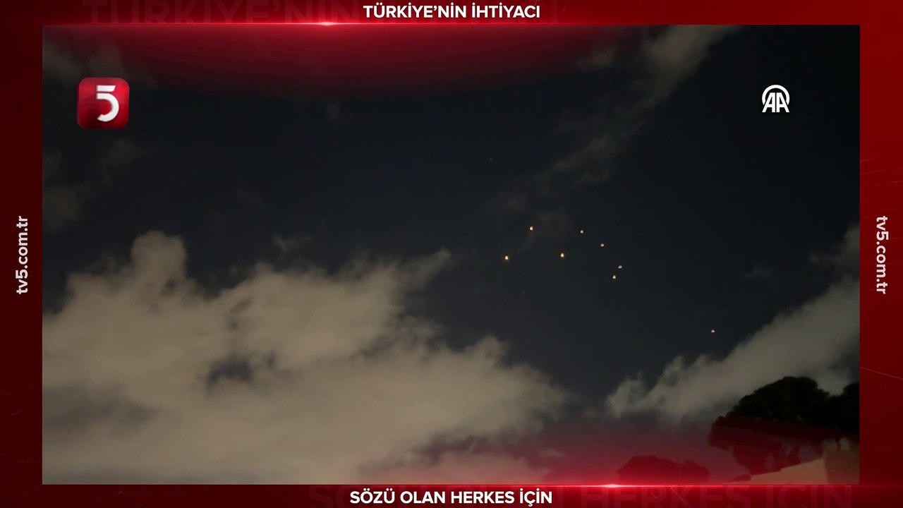 İsrail ordusu: İran'dan İsrail'e füzeler ateşlendi
