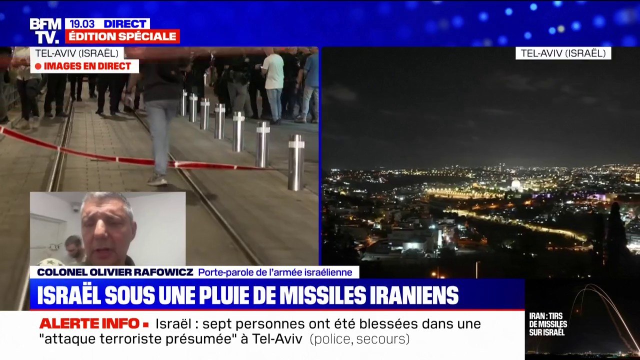 Missiles iraniens envoyés sur Israël: "Ce qu'il s'est passé va obliger Israël à réagir", affirme Olivier Rafowicz, porte-parole de Tsahal