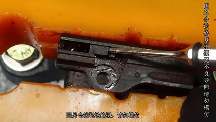 Decompression and Repair- The Anti-Japanese War Classic Wang Ba Box #修复翻新解压老物件 #解压视频 - Watermelon Video