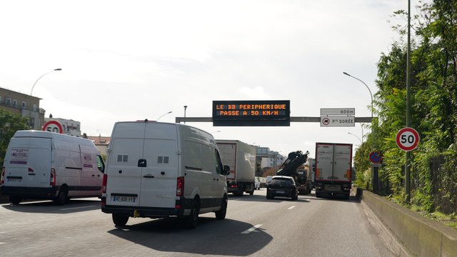 Le périphérique à 50 km/h met déjà les Parisiens sur les nerfs