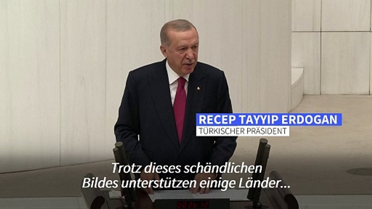 Erdogan: 'Israel wird gestoppt werden'