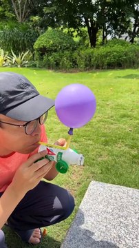 Learn how to make a balloon car that zooms forward as the balloon releases air! Watch as we guide you through this fun and educational DIY project. We'll show you how to construct the car using simple materials like