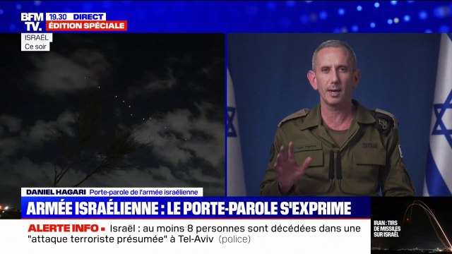 Nous nous trouvons dans une situation de défense et d'attaque élevée : l'armée israélienne demande à la population de ne pas se déplacer