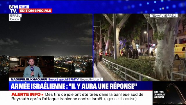 Frappes iraniennes en Israël: au Liban, des tirs de joie entendus dans des quartiers chiites de Beyrouth