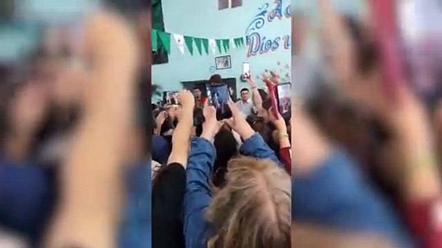 Cristina Kirchner visitó la parroquia San José en La Matanza junto al padre Tano Angelotti
