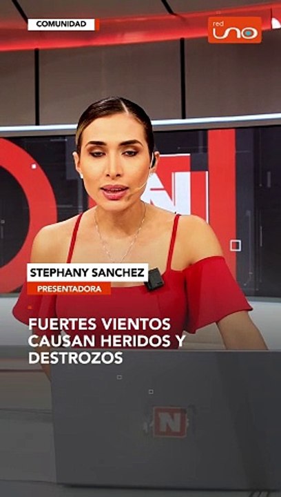 FUERTES VIENTOS CAUSAN HERIDOS Y DESTROZOS EN SANTA CRUZ