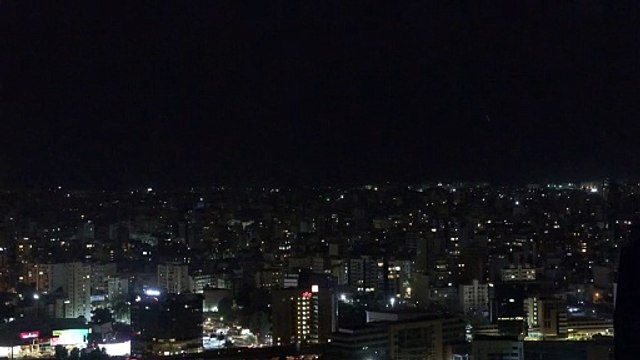 إطلاق رصاص في الضاحية الجنوبية لبيروت ابتهاجا بالقصف الايراني على اسرائيل