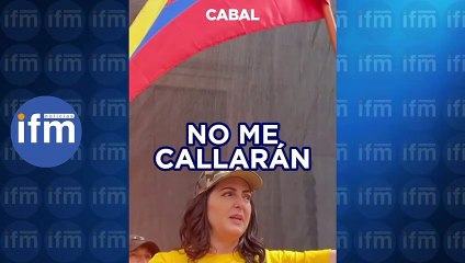 Maria Fernanda Cabal denuncia que la quieren callar