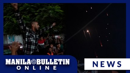 Gazans celebrate as skies over Israel flooded with missiles