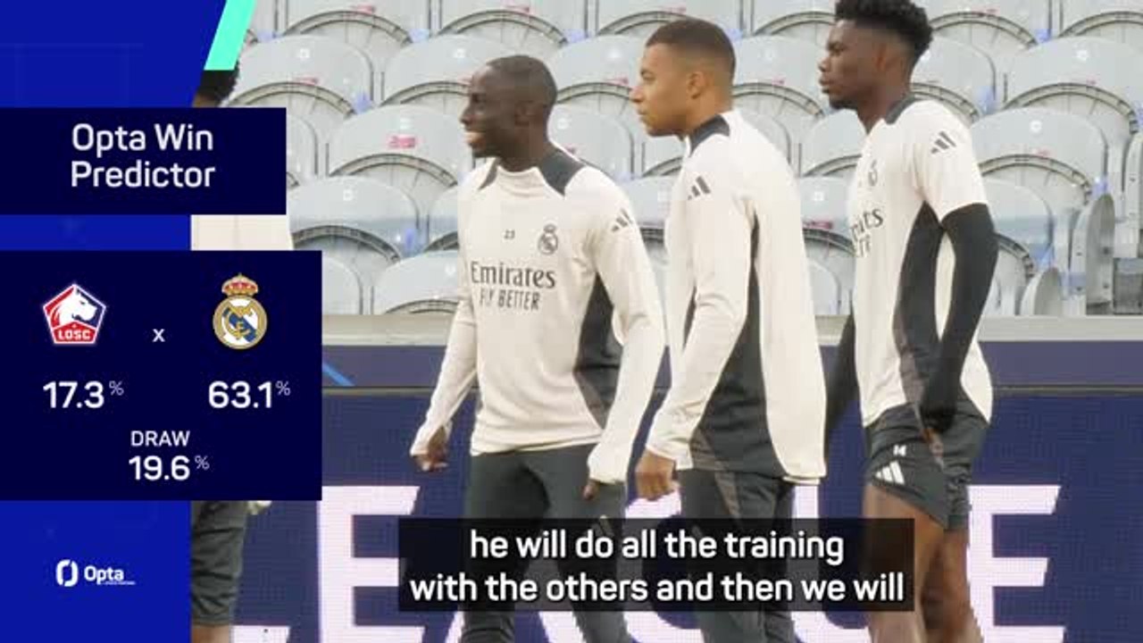 Ancelotti provides Mbappe update ahead of Lille clash