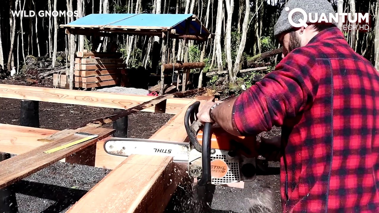 Man Spends 100 DAYS Building Wood CABIN in Volcani.. (1)