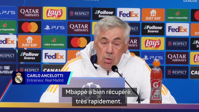 Ancelotti : Si Mbappé a fait le voyage, c'est pour jouer