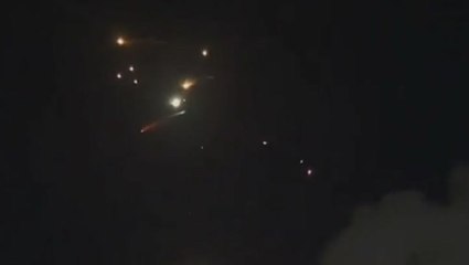 Moment journalist forced to abandon live report and run for cover as Iran fires missiles on Tel Aviv