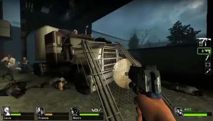 Left 4 Dead 2-Getting Our Armored Vehicle