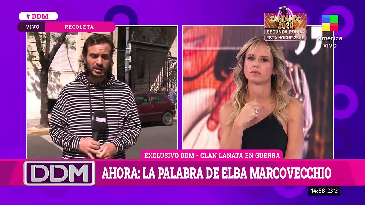 Apareció Elba Marcovecchio y habló de la salud de Jorge Lanata y la feroz interna con sus hijas