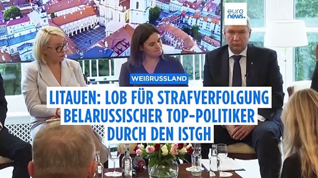 Litauen beantragt internationale Ermittlungen gegen Lukaschenko