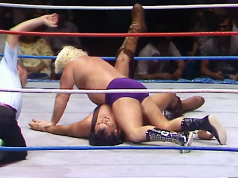 houston tx October 19 1986 hulk hogan vs mr wonderful sd jones vs brutus beefcake battle royal