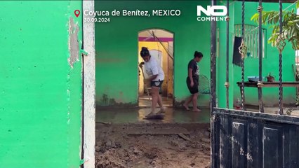 Descargar video: Unwetter in Mexiko: Mindestens 16 Tote durch Hurrikan 