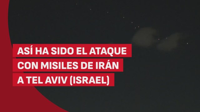 Así ha sido el ataque con misiles de Irán a Tel Aviv