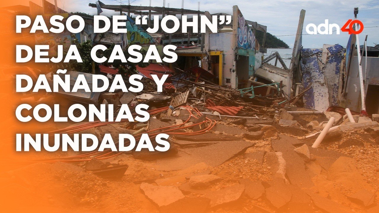 Gran caos en Acapulco afectaciones tras el paso de "John" I Todo Personal